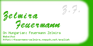 zelmira feuermann business card